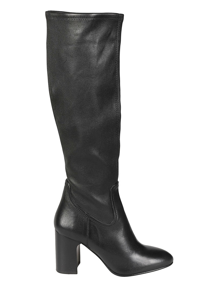 Stuart Weitzman Mulberry Stretch Knee-High Nappa Leather Boots
