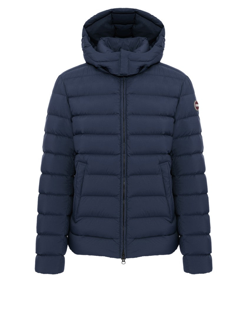 Colmar Navy-Dark Blue V.Duv.Uomo Hooded Quilted Down Jacket
