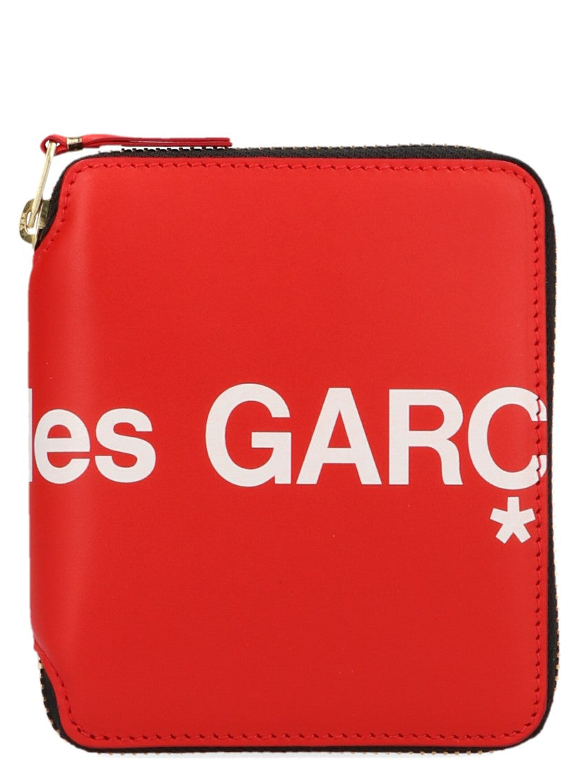 Comme Des Garçons Logo Print Wallet