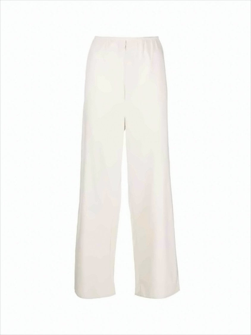 Baserange Wide-Leg Silk Pants With Relaxed Fit