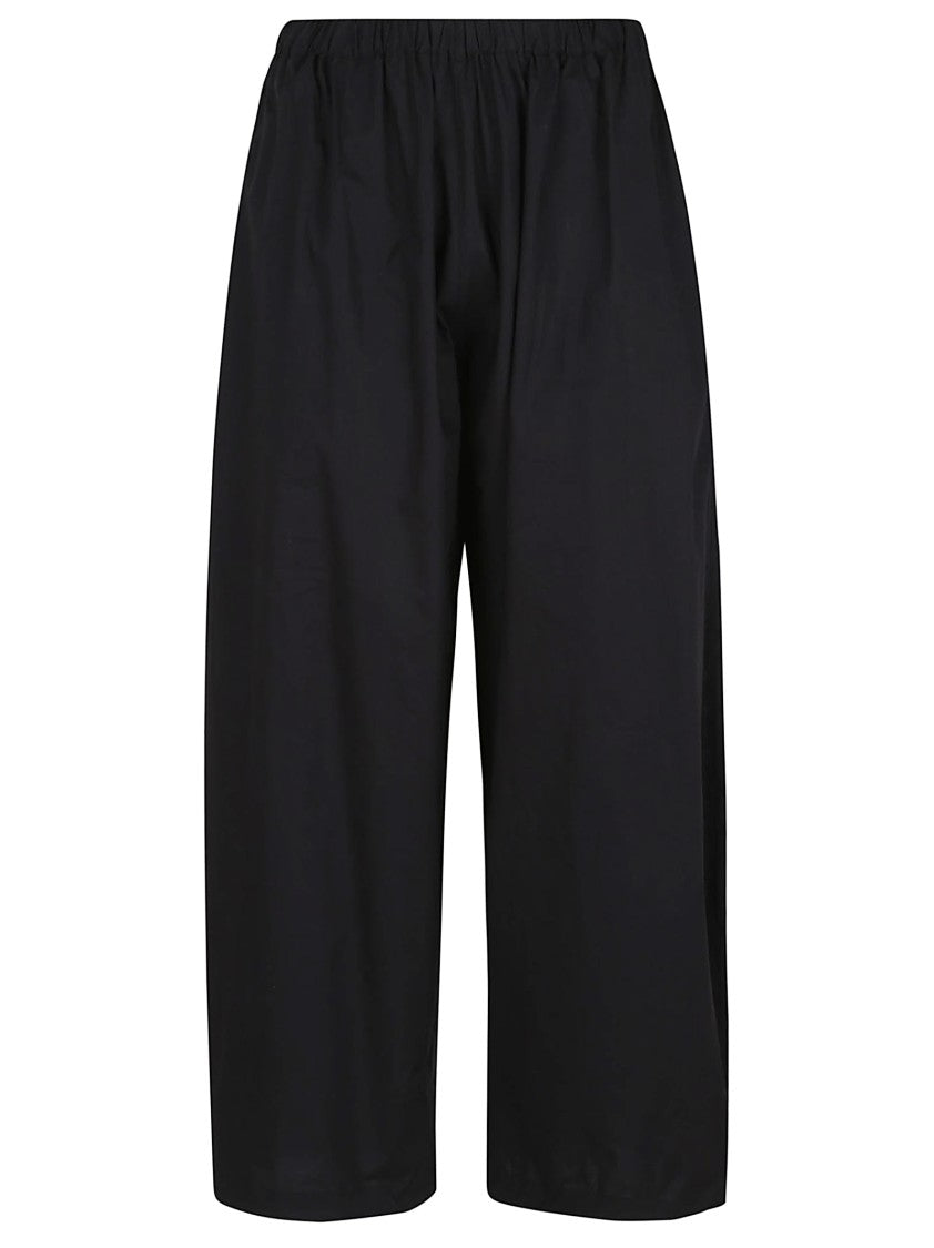 Pinko Relaxed Wide-Leg Trousers With Elastic Waistband