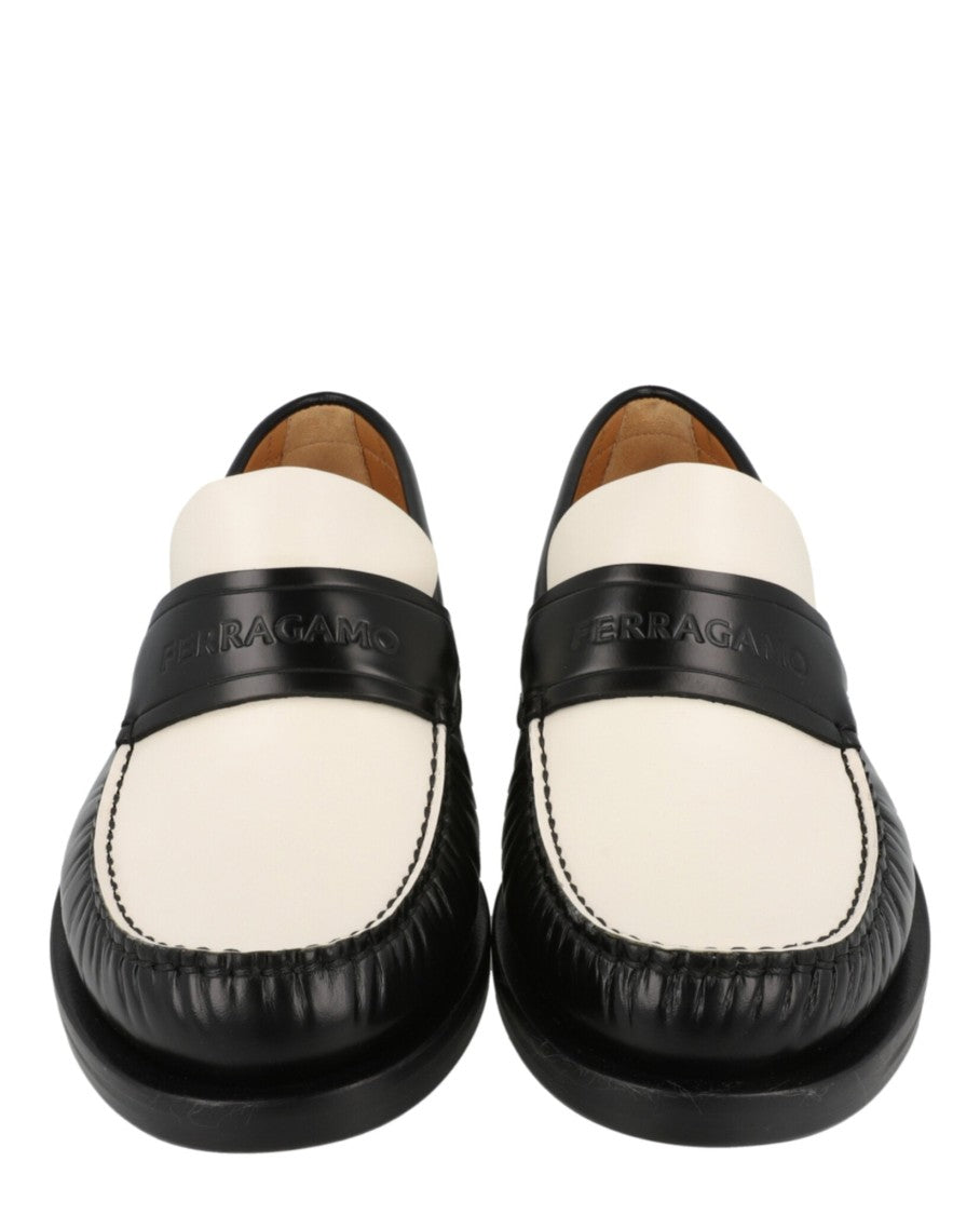 Ferragamo Fillmore Embossed Moccasin Loafers - Extra Wide Width