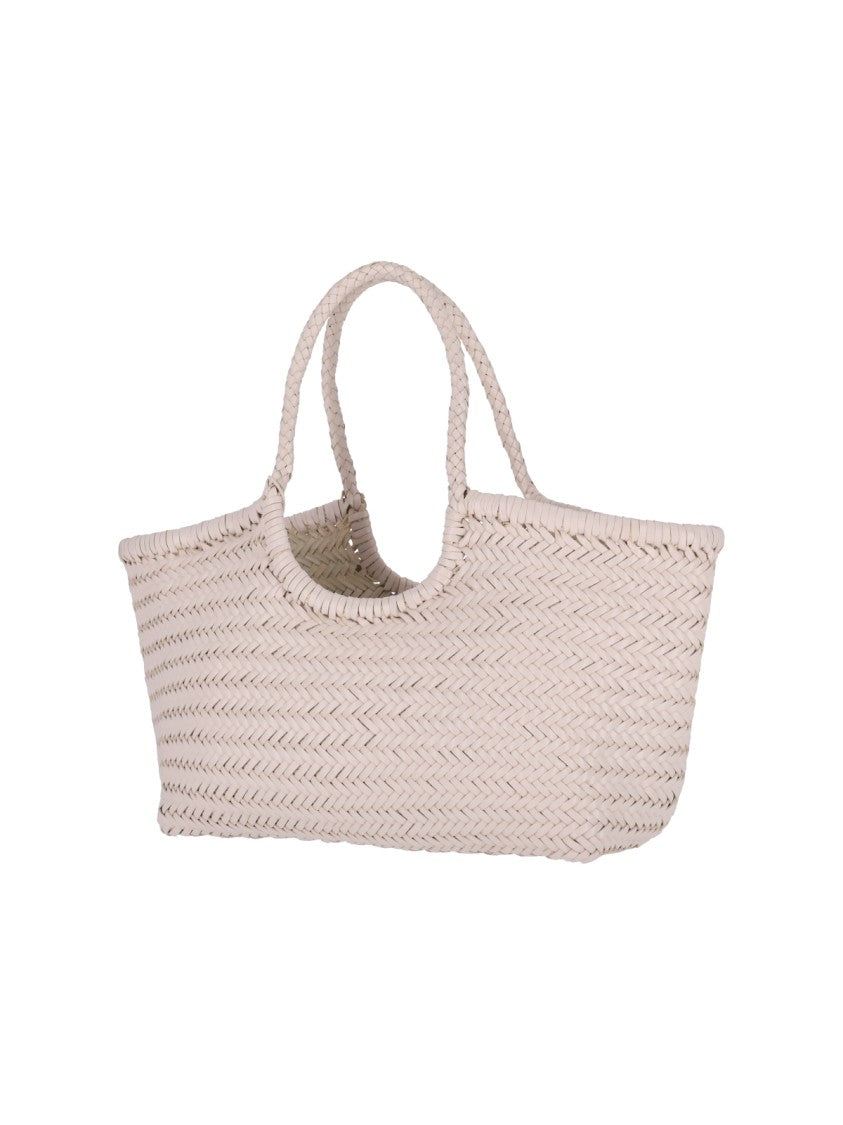 Dragon Diffusion "Nantucket" Large Shoulder Bag – Cream