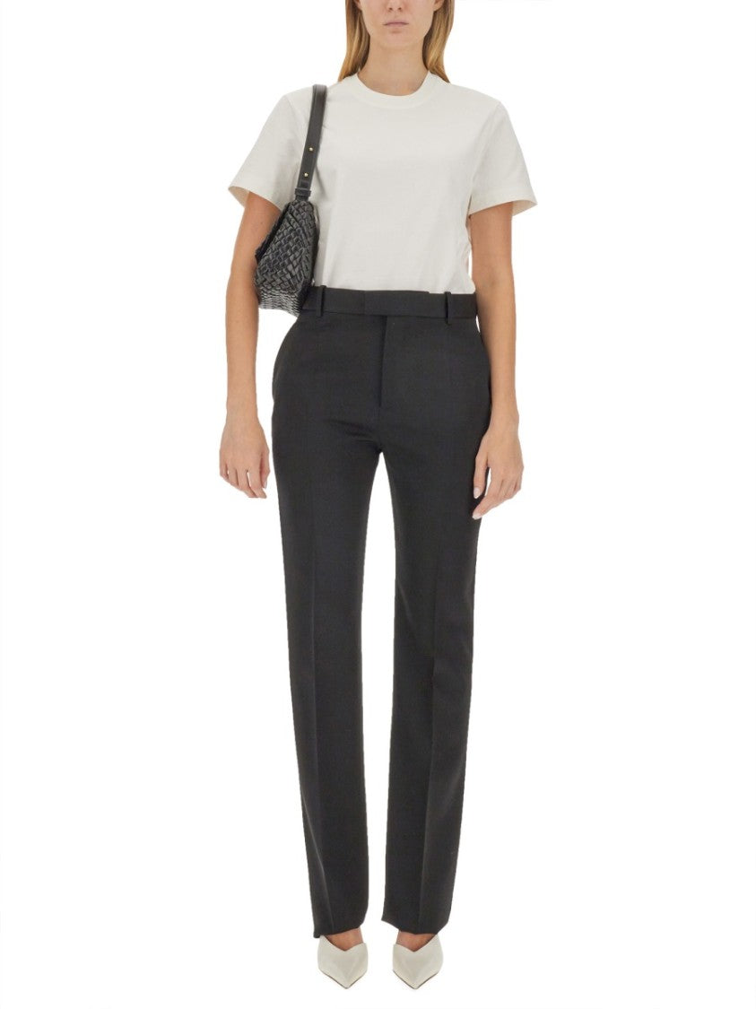 Bottega Veneta Regular Fit White Cotton T-Shirt