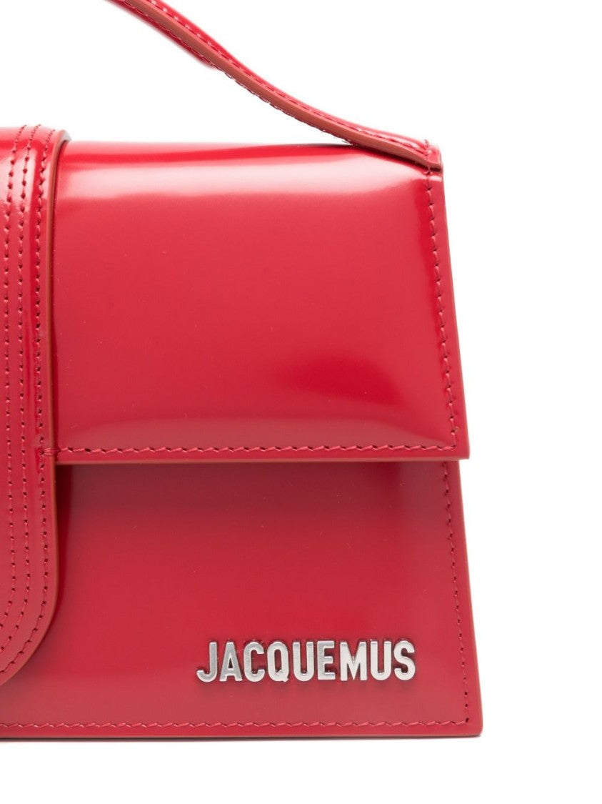 Jacquemus Glossy Vitello Leather Shoulder Bag