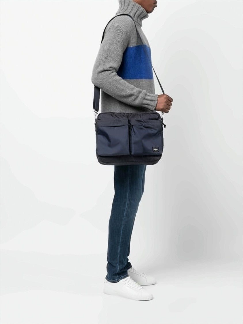 Porter Sleek Nylon Crossbody Bag With Functional Design