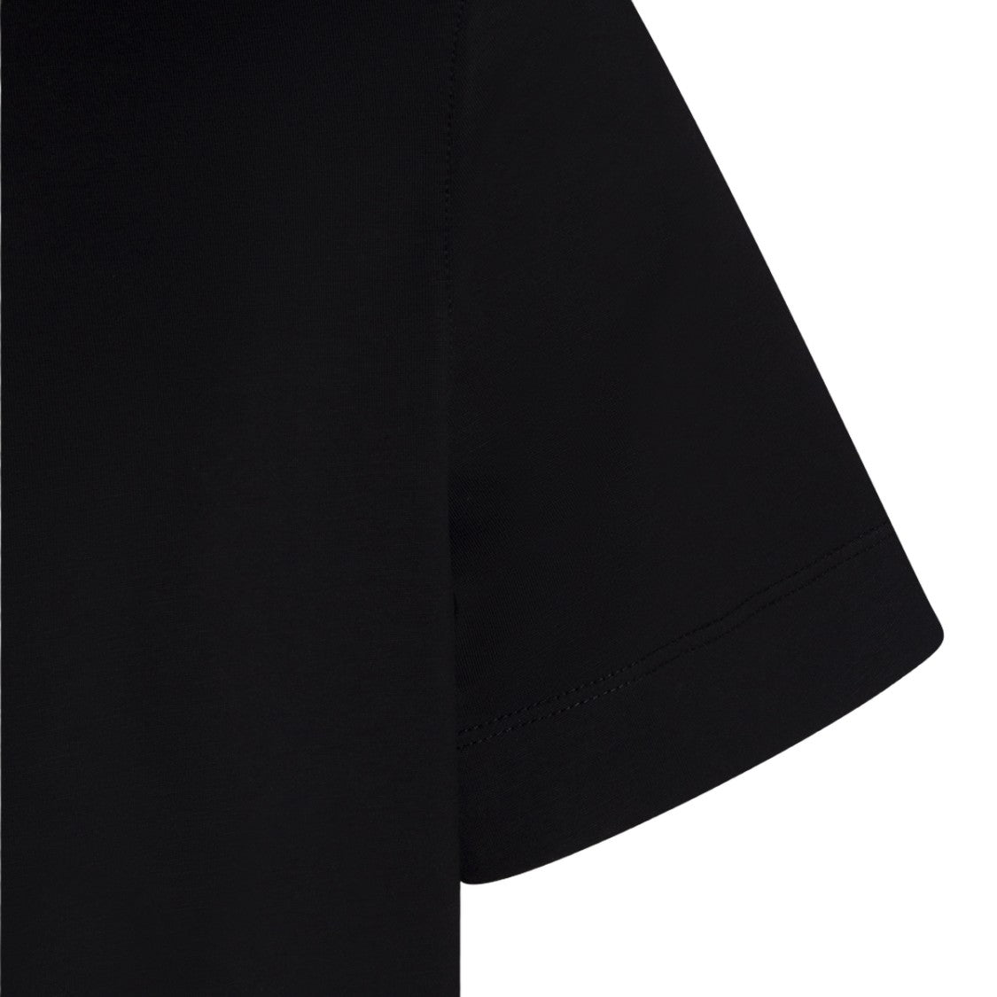 Zegna Black Short-Sleeve Crew Neck T-Shirt