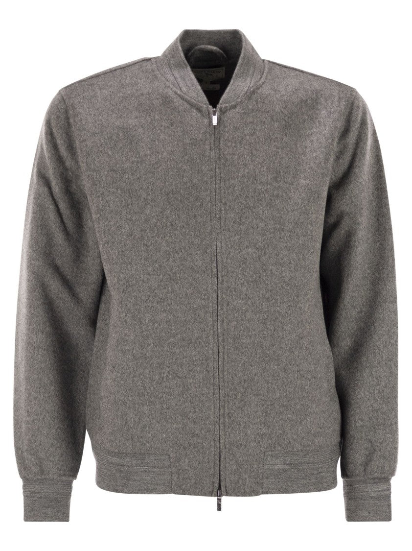 Mc2 Saint Barth Camden - Wool Blend Bomber Jacket