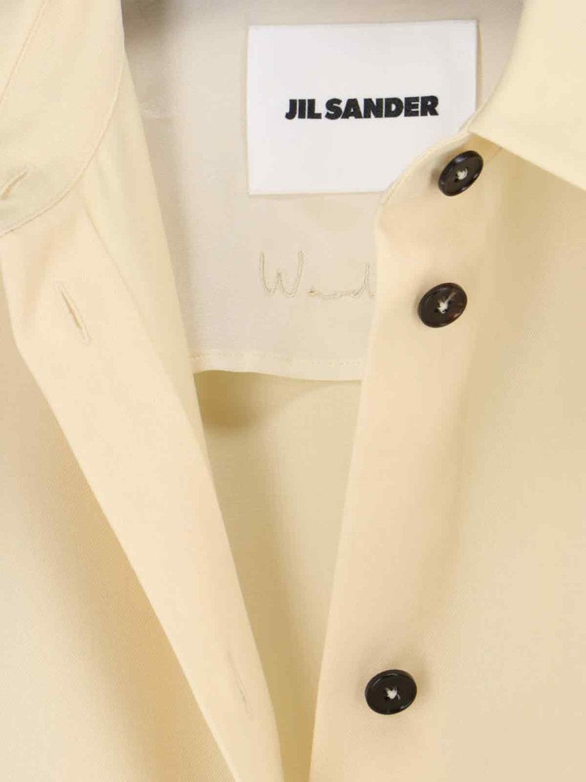 Jil Sander Virgin Wool Shirt – Ivory
