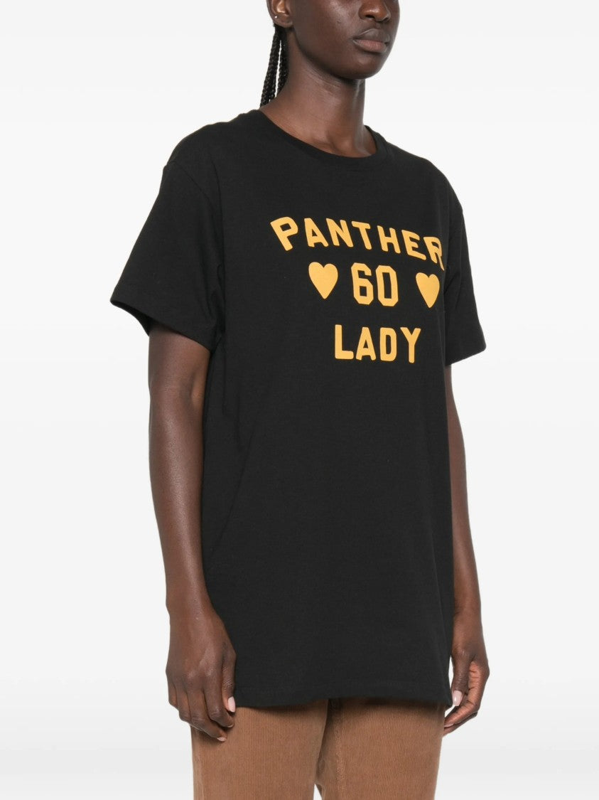 Valentino Black Heart Motifs Cotton T-Shirt