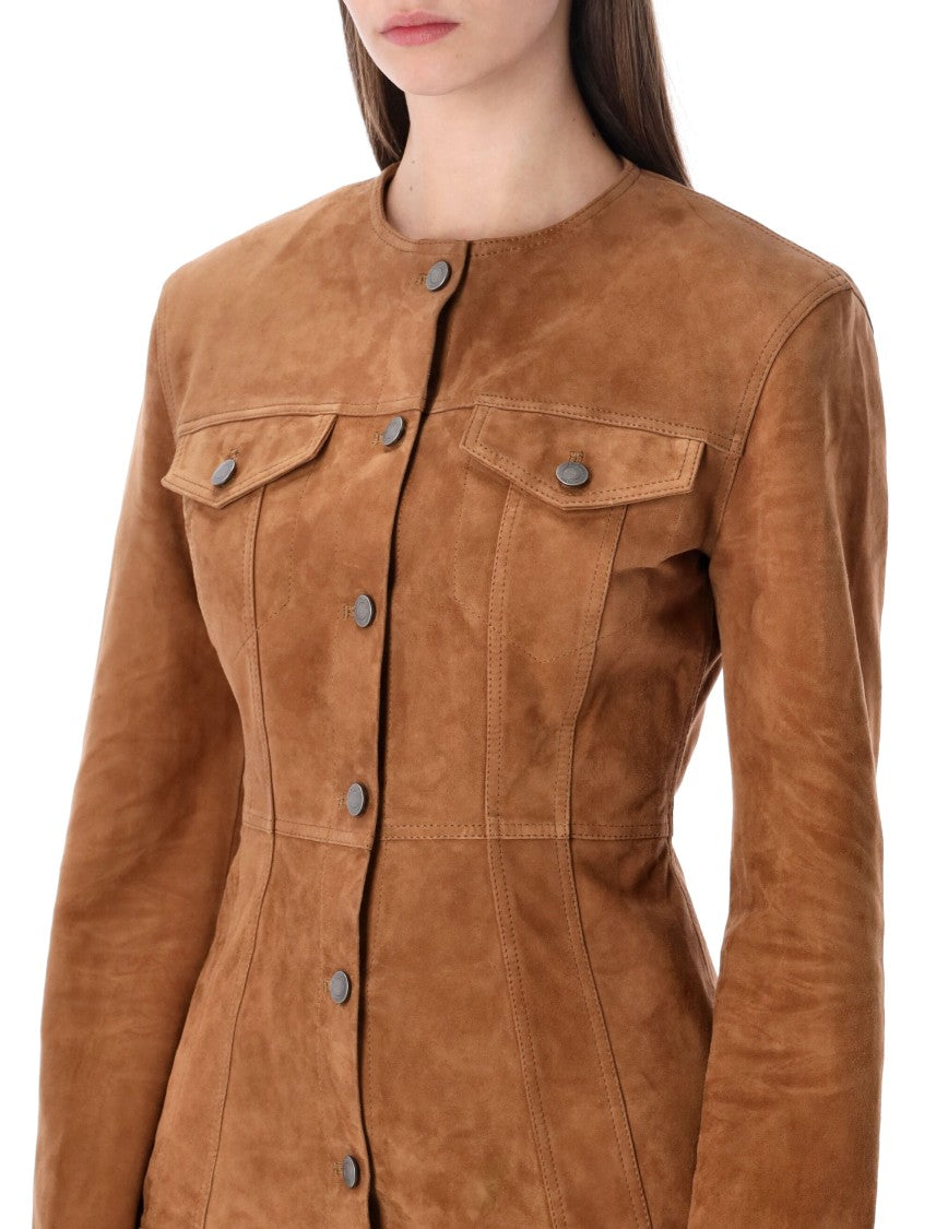 Haikure Temple Suede Jacket