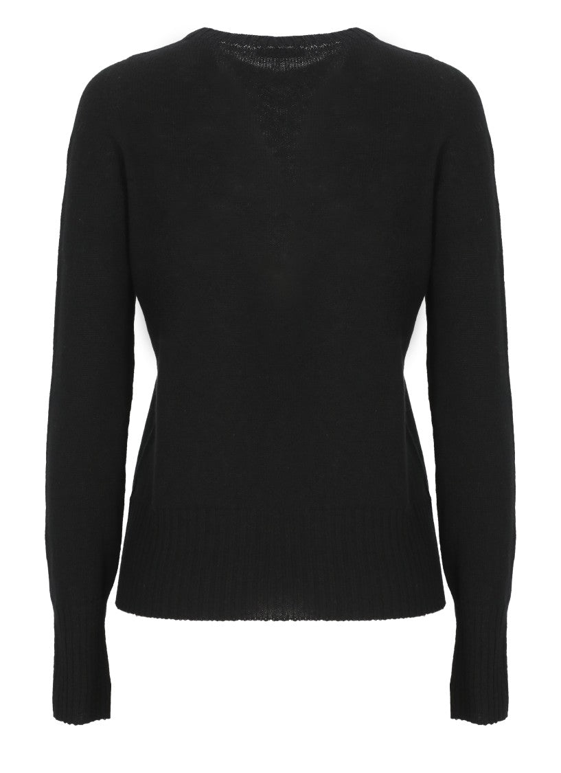 Oliver Lattughi Brown Cashmere Crew Neck Sweater