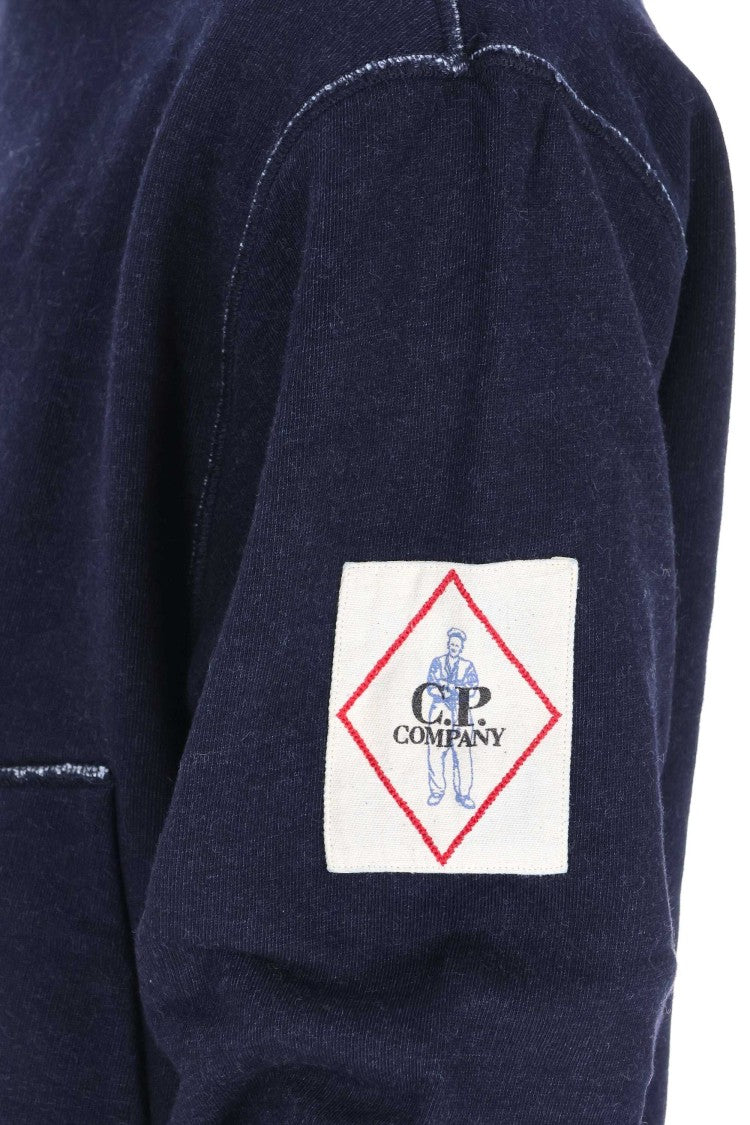 C.P. Company Indigo Dyed Hoodie