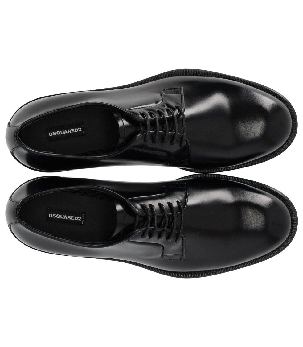 Dsquared2 D2 Classic Black Derby Shoe