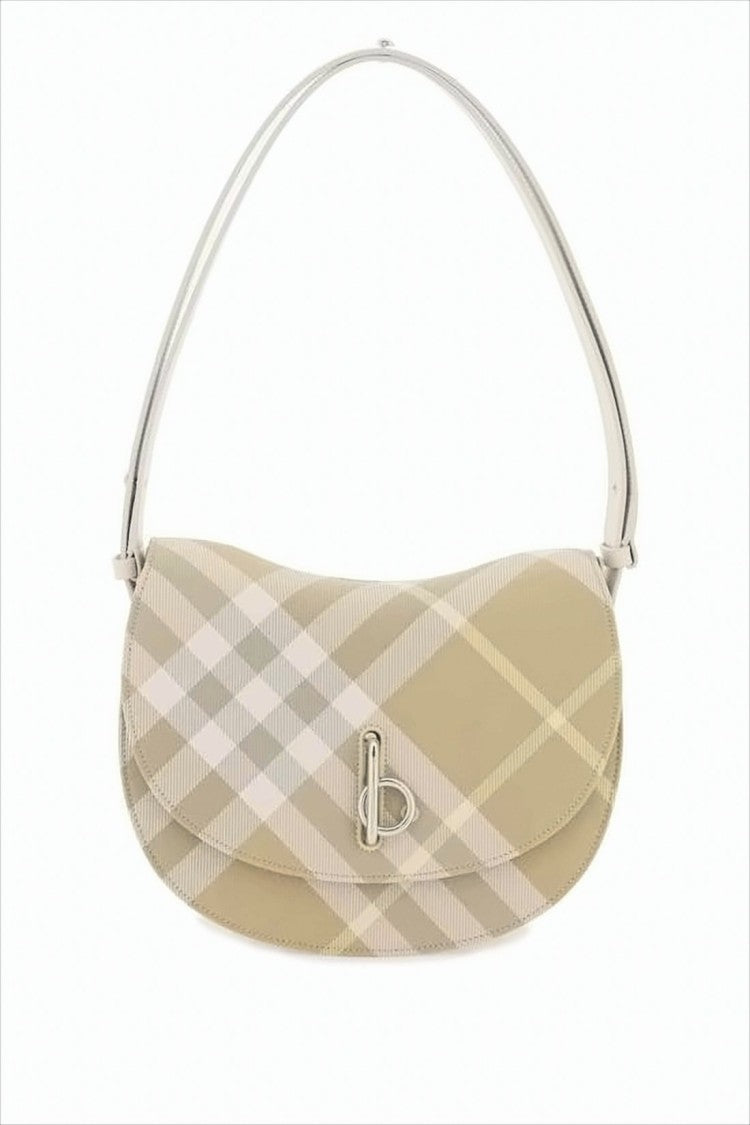 Burberry Curved Crescent Shape Burberry Shoulder Bag