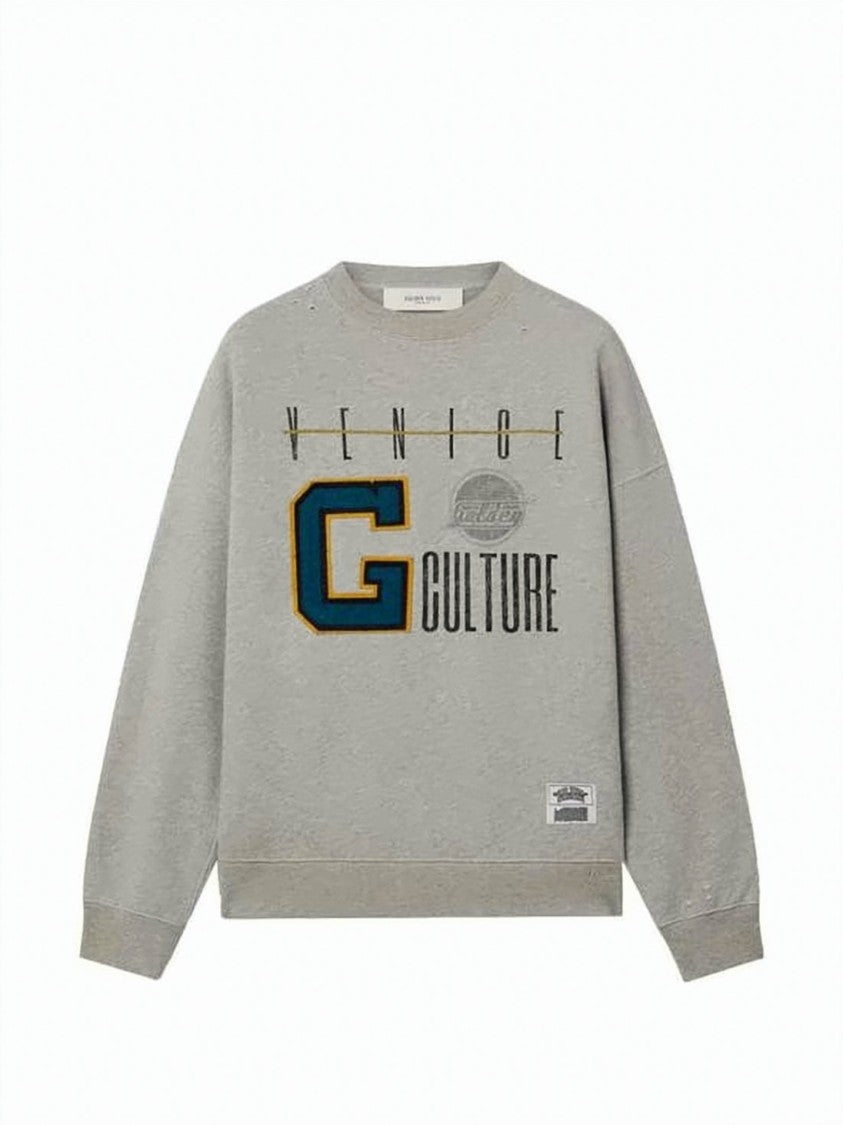 Golden Goose Relaxed-Fit Graphic Print Long-Sleeve Sweatshirt
