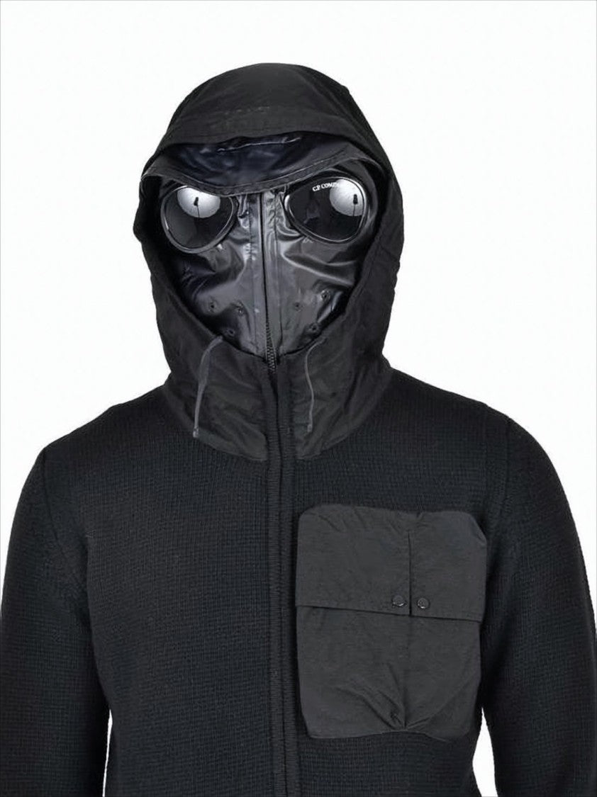 C.P. Company Exploratory Hooded Sweater With Integrated Goggles