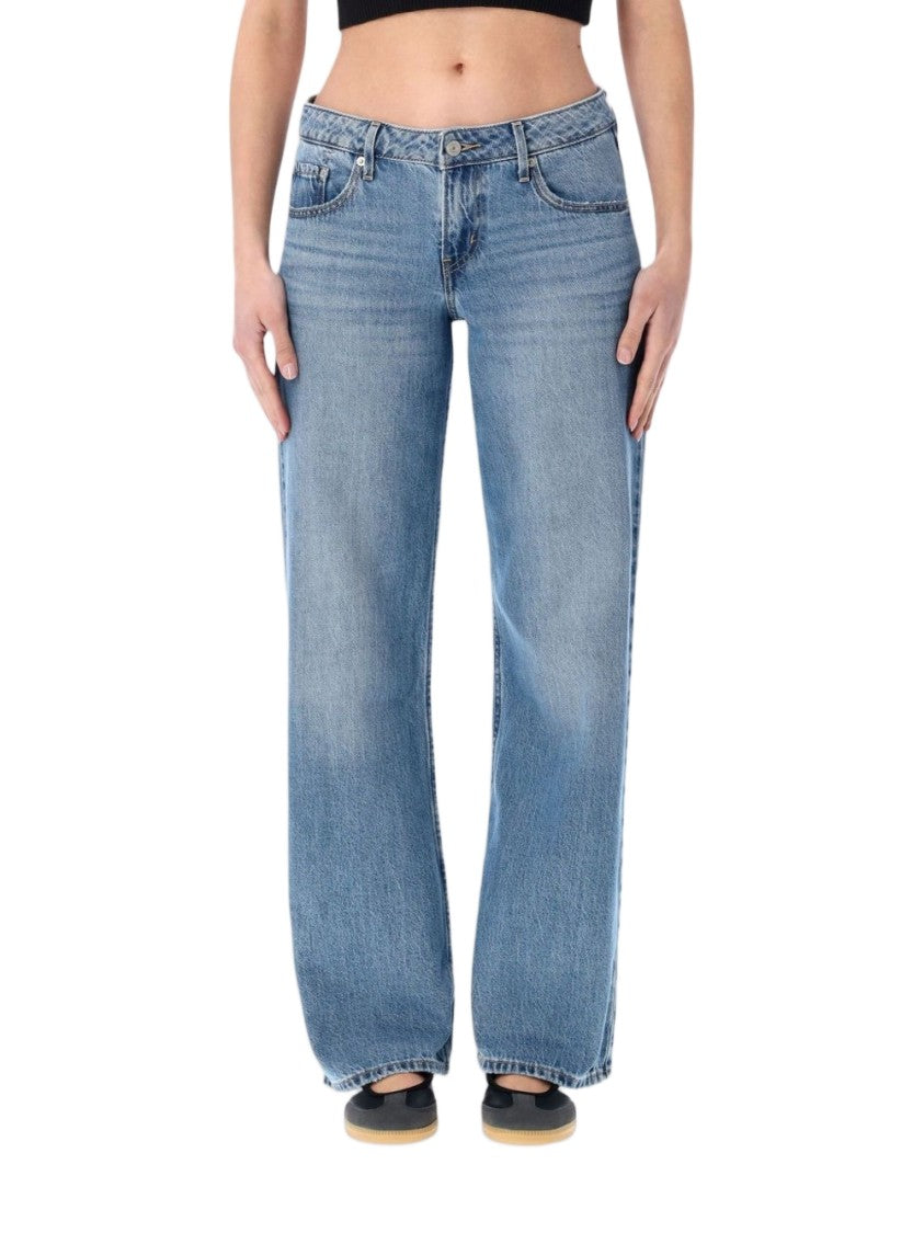Levi's Blue Relaxed Faded Jeans
