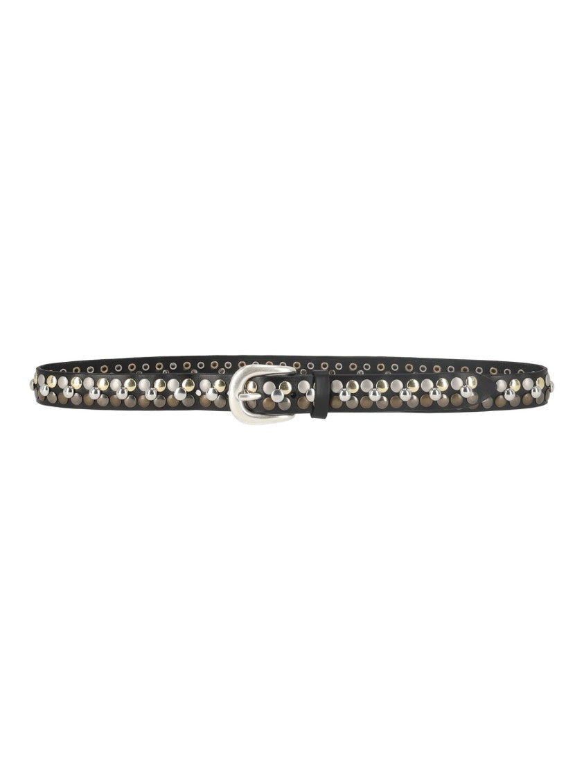 Claudio Orciani Bull Soft Studded Leather Belt