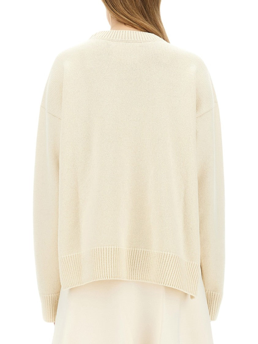 Jil Sander Regular Fit Wool And Cashmere Sweater