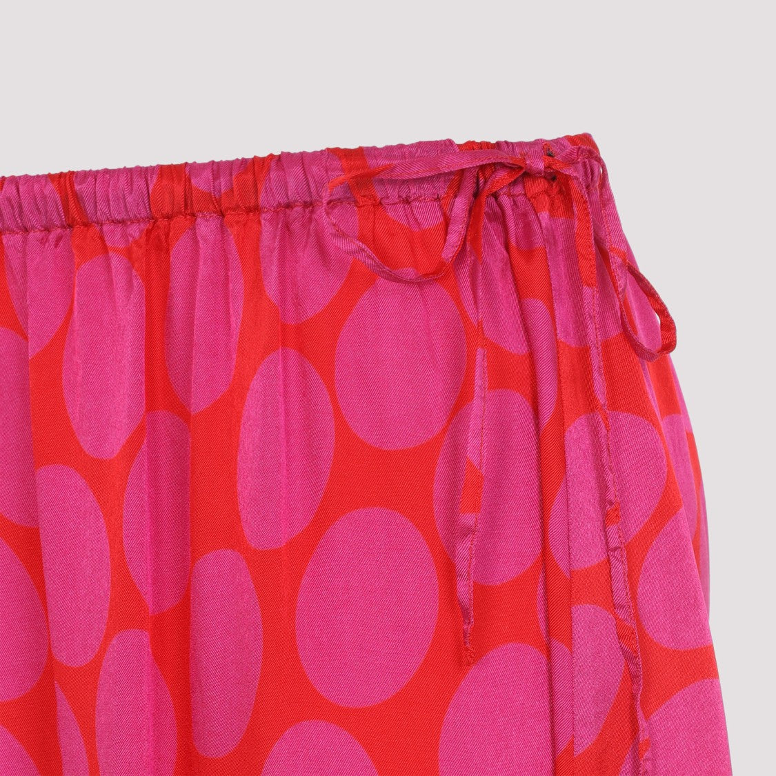Dries Van Noten Midi Skirt With Playful Polka Dot Design