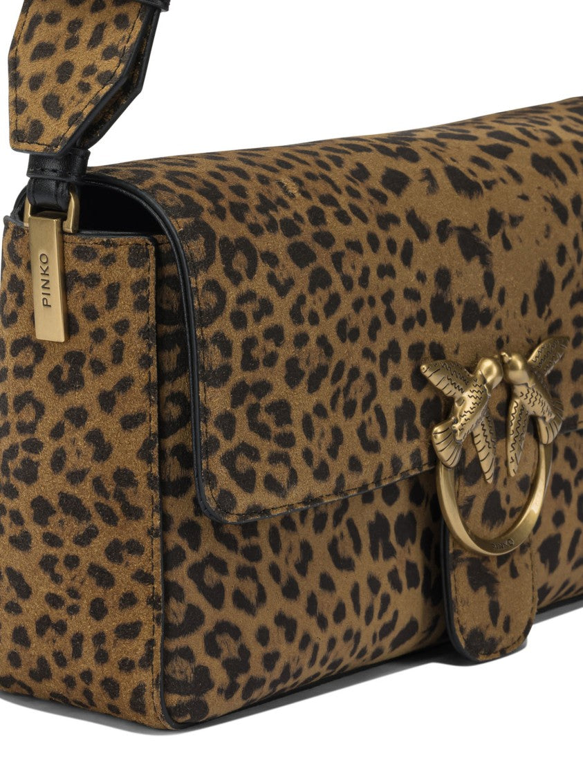 Pinko Leather Crossbody Bag
