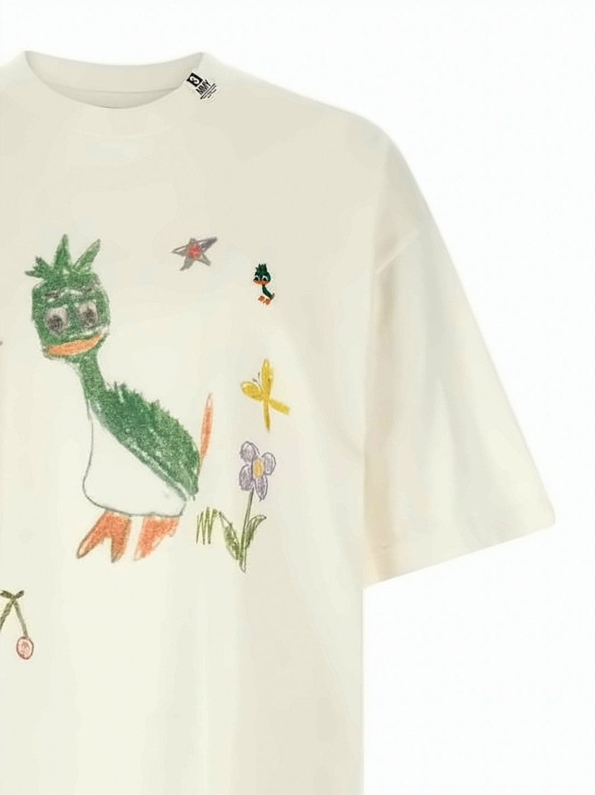 Maison Mihara Yasuhiro Playful Short-Sleeve T-Shirt With Artistic Design