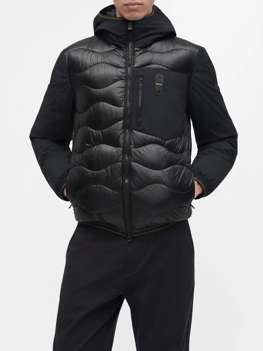 Blauer Quilted Matte Hooded Padded Jacket