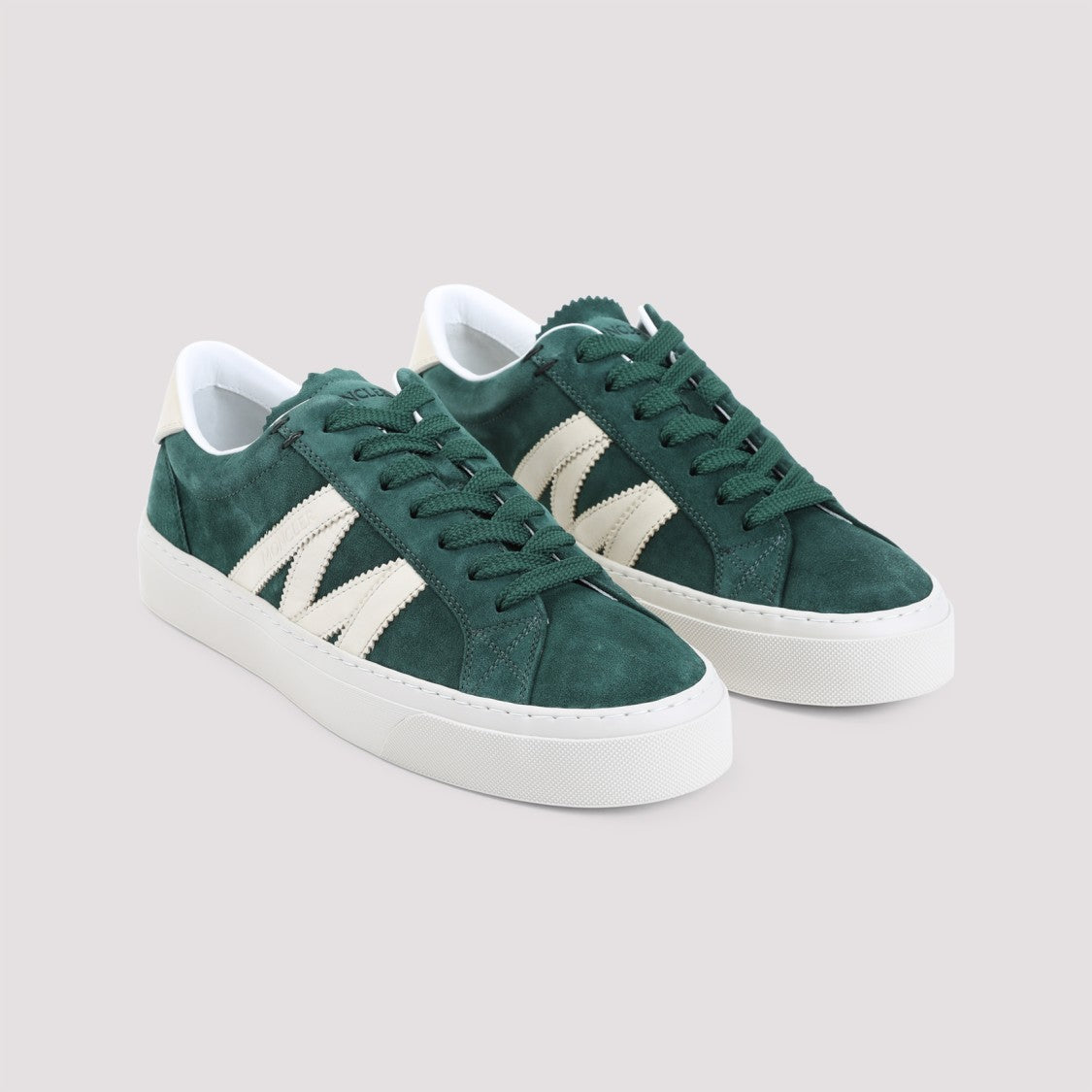 Moncler Green Suede Sneakers