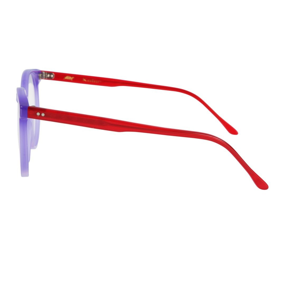 Kador Jane-53 Translucent Purple Round Frame Kador Eyeglasses