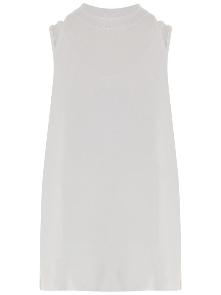 Darkpark Cotton Tank Top With Fitted Underlay