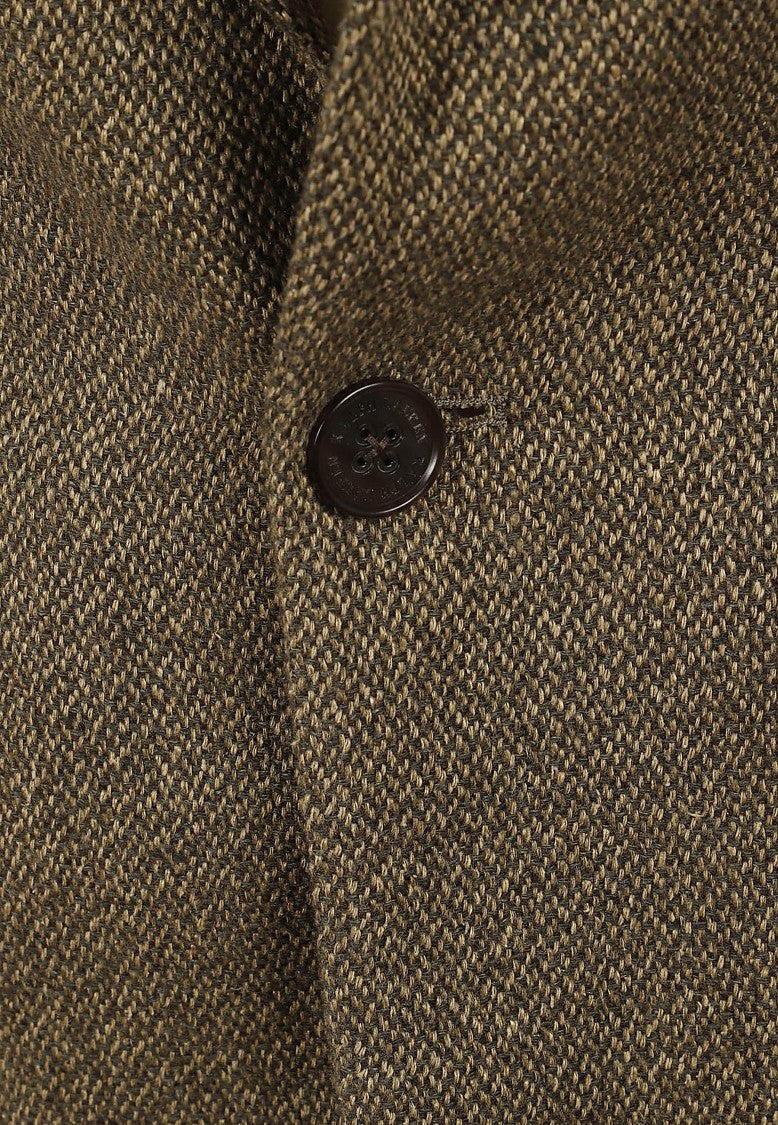 Polo Ralph Lauren Parker Single-Button Cashmere Linen Herringbone Blazer