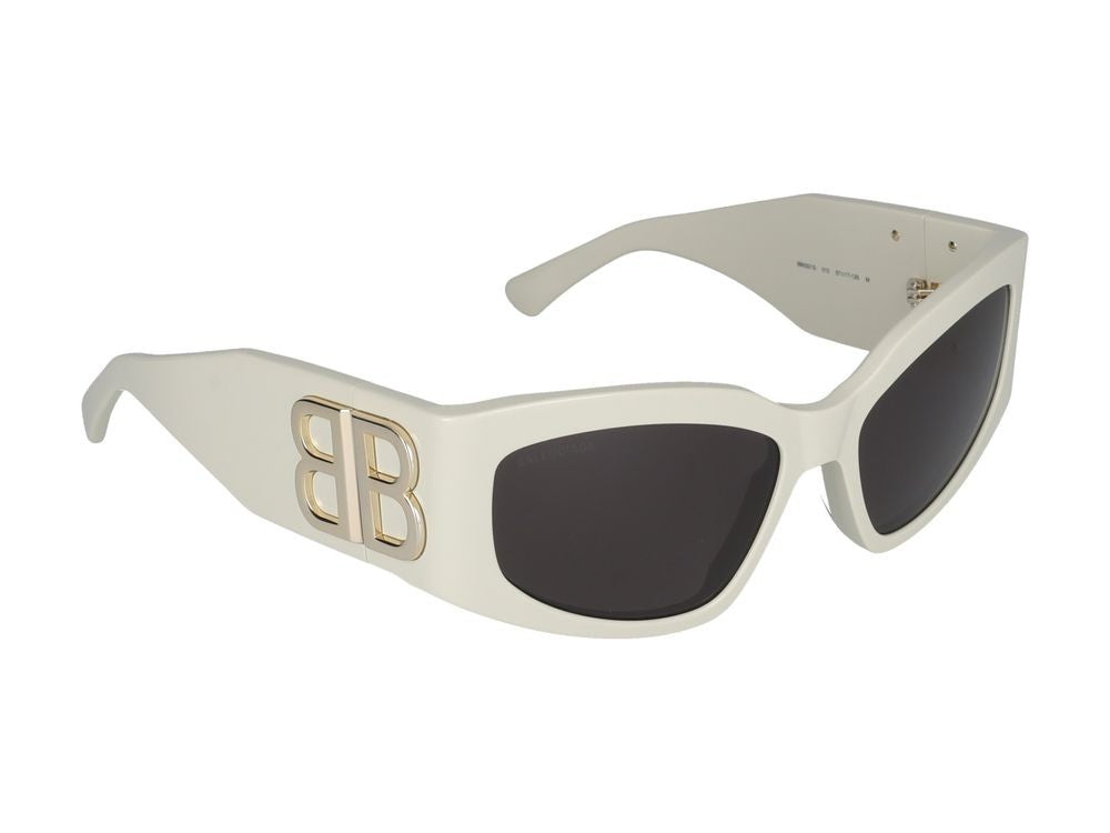 Balenciaga Sunglasses Bb0321s 010 Ivory Ivory Grey 57/17/125