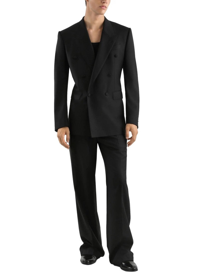 Dolce & Gabbana Sicily Double-Breasted Wide Lapels Blazer