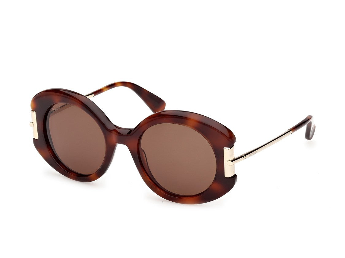 Max Mara Tortoiseshell Mm0188 Round Sunglasses