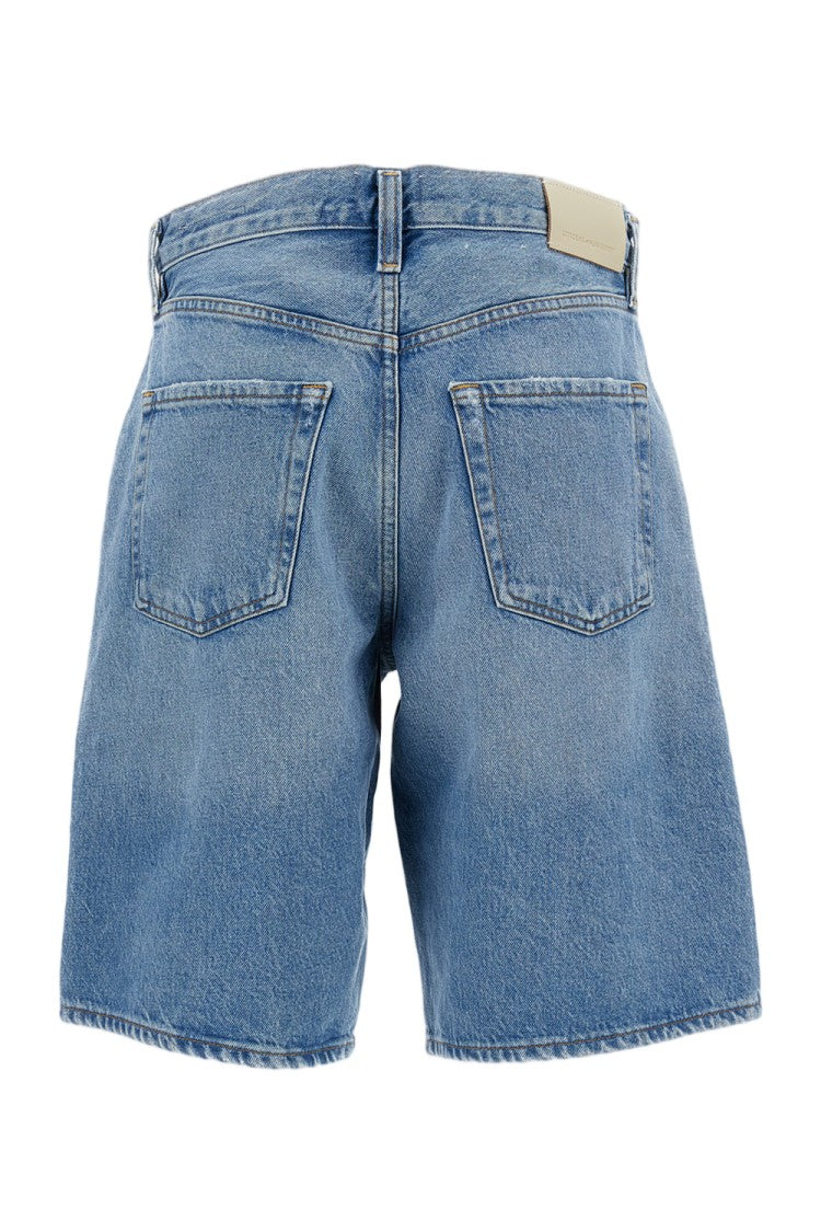 Citizens Of Humanity Light Blue Cotton Bermuda Shorts