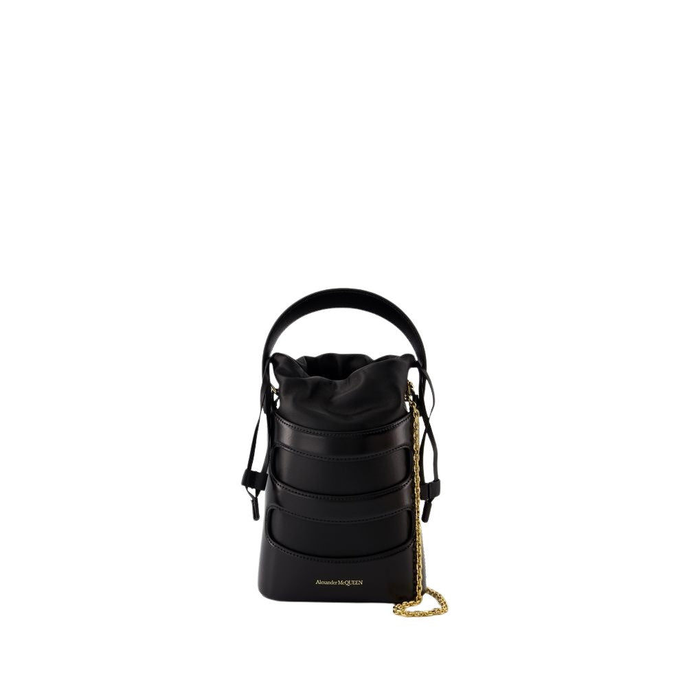 Alexander Mcqueen The Rise Mini Crossbody - Leather - Black