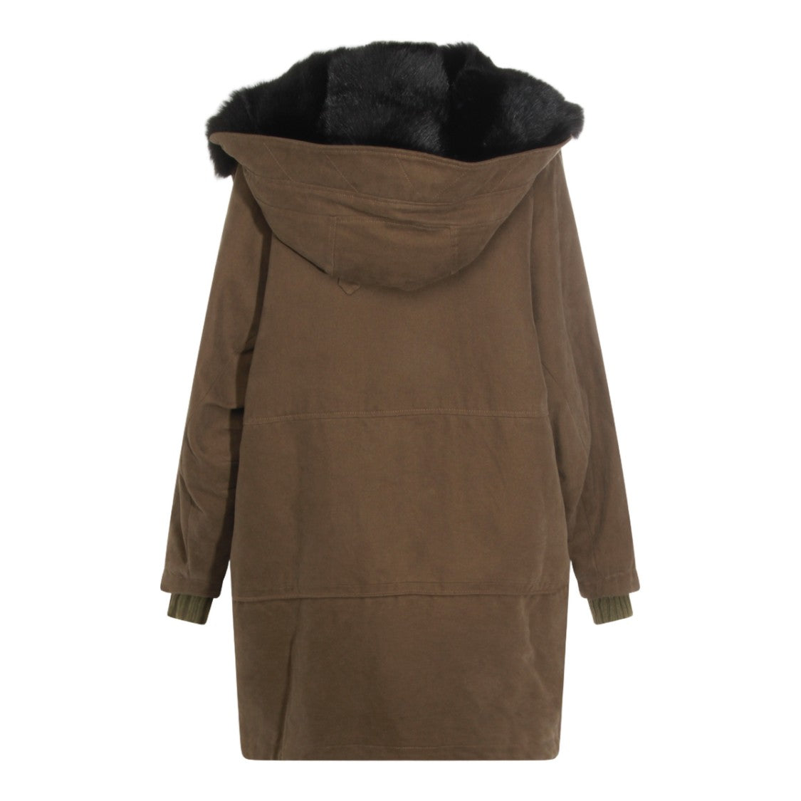 Dolce & Gabbana Brown Fur-Lined Jacket With Concealed Zipper And Relaxed Fit