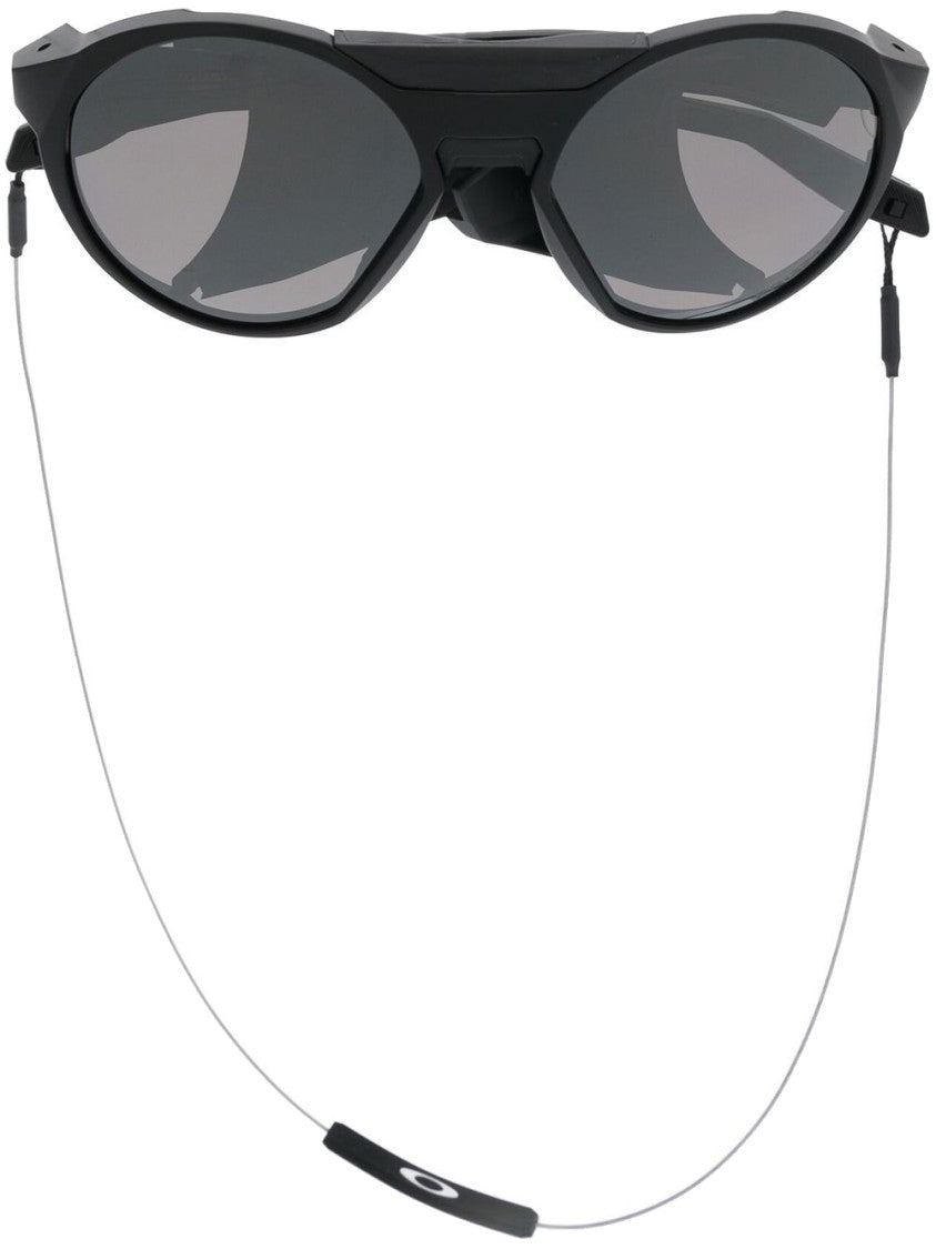 Oakley Wraparound Black Clifden Sunglasses With Adjustable Ear Hooks