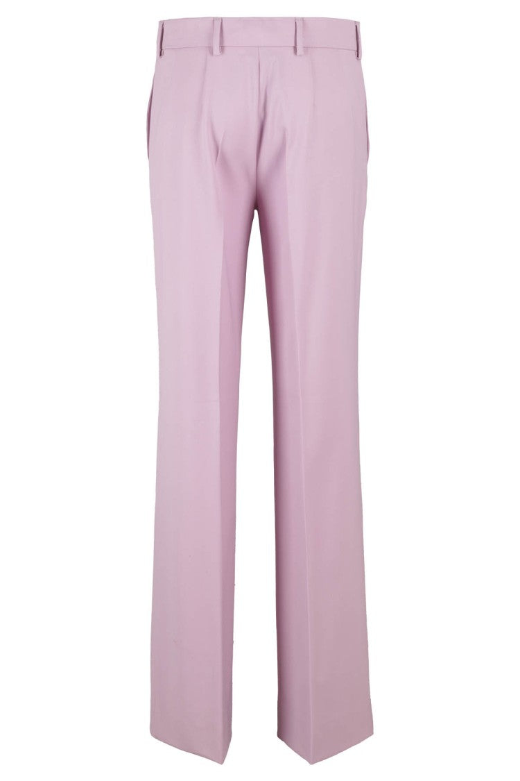 N°21 Lilac Colored Fabric Trousers