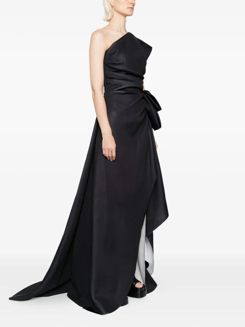 Saiid Kobeisy Double Faced Scuba Long Dress
