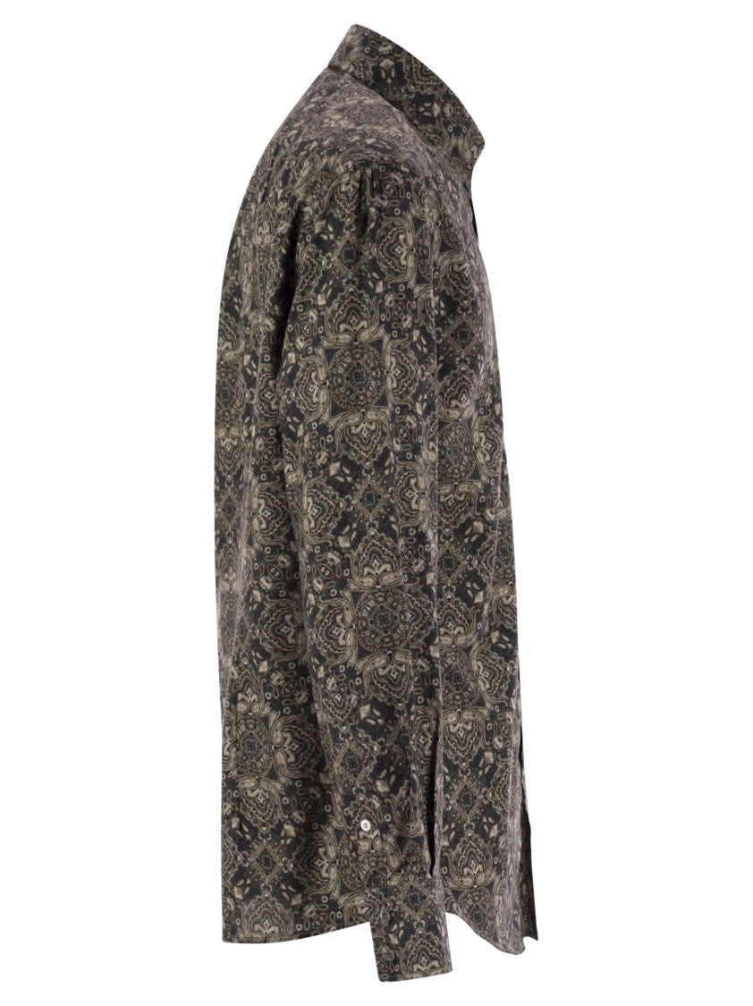 Brunello Cucinelli Classic Easy Fit Cotton Shirt