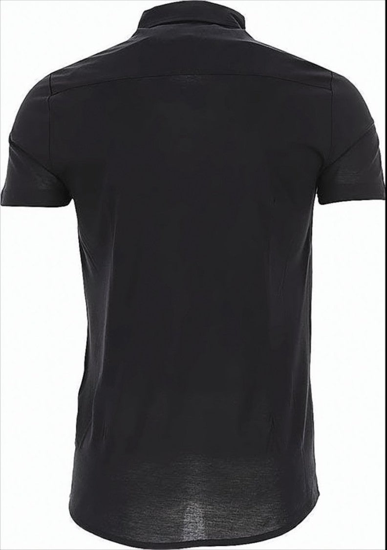 Emporio Armani Black Short-Sleeved Shirt