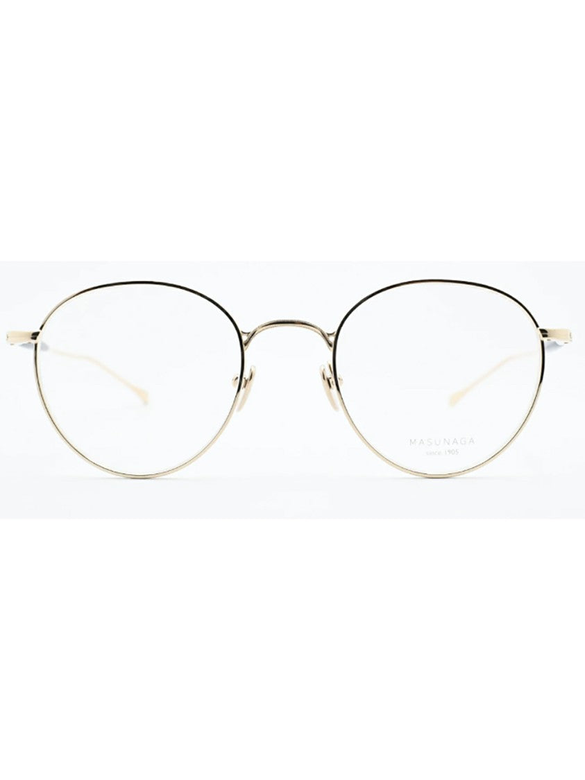 Masunaga Gms/128T Oval Titanium Adjustable Eyeglasses