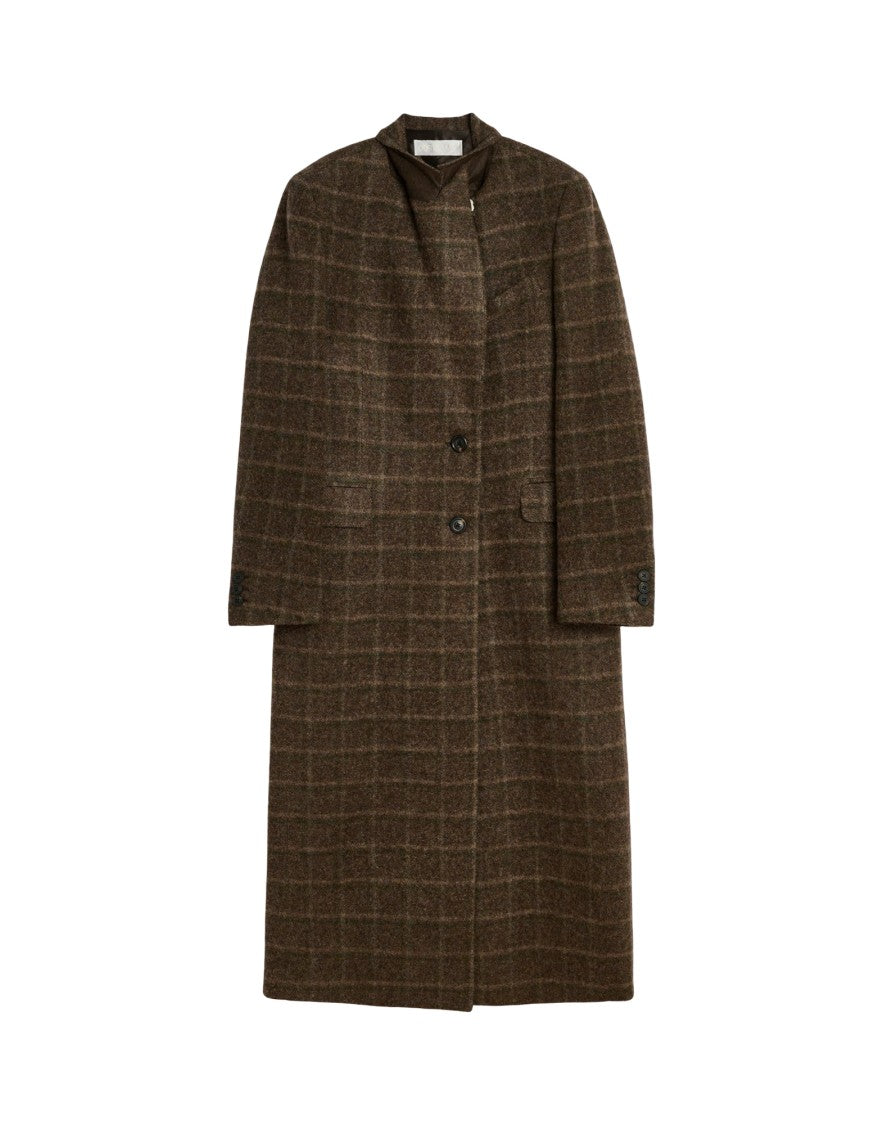 Our Legacy Classic Checkered Long Coat With Tailored Fit