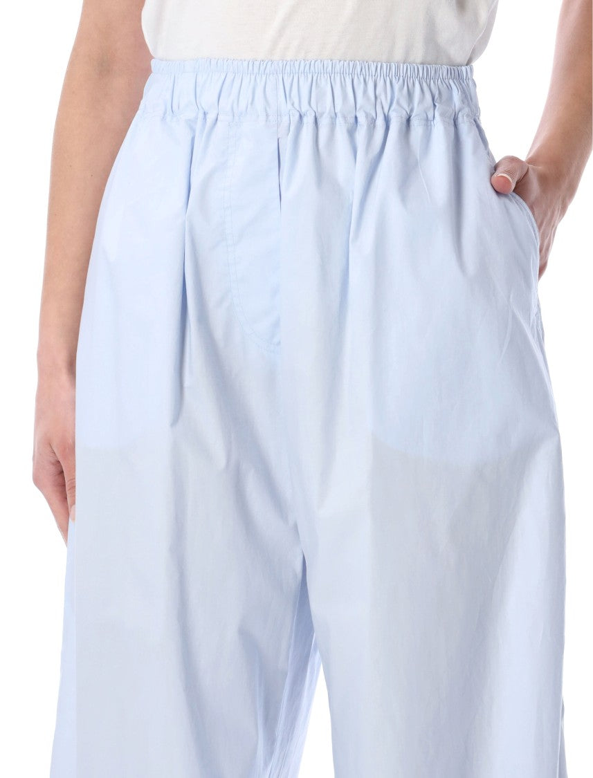 The Latest Dora Wide Leg Fluid Elastic Trousers