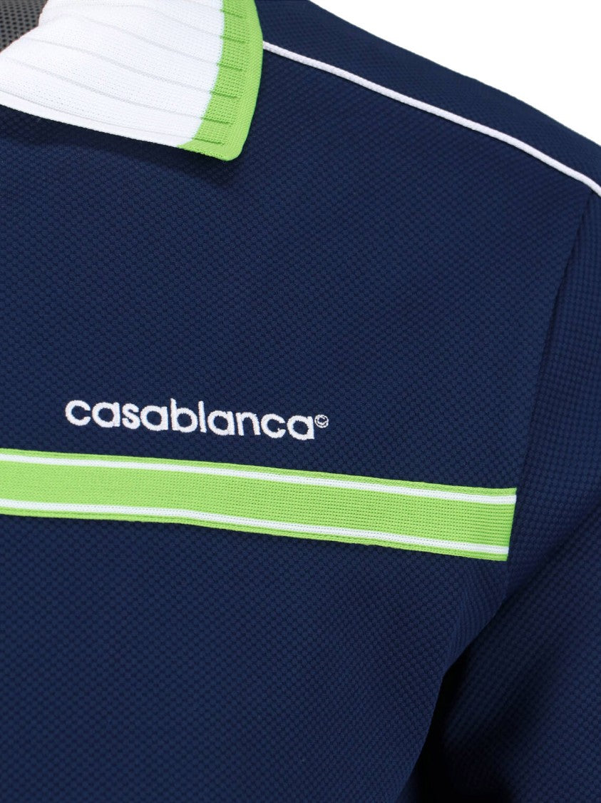 Casablanca Classic Ribbed Knit Sweater With Timeless Design