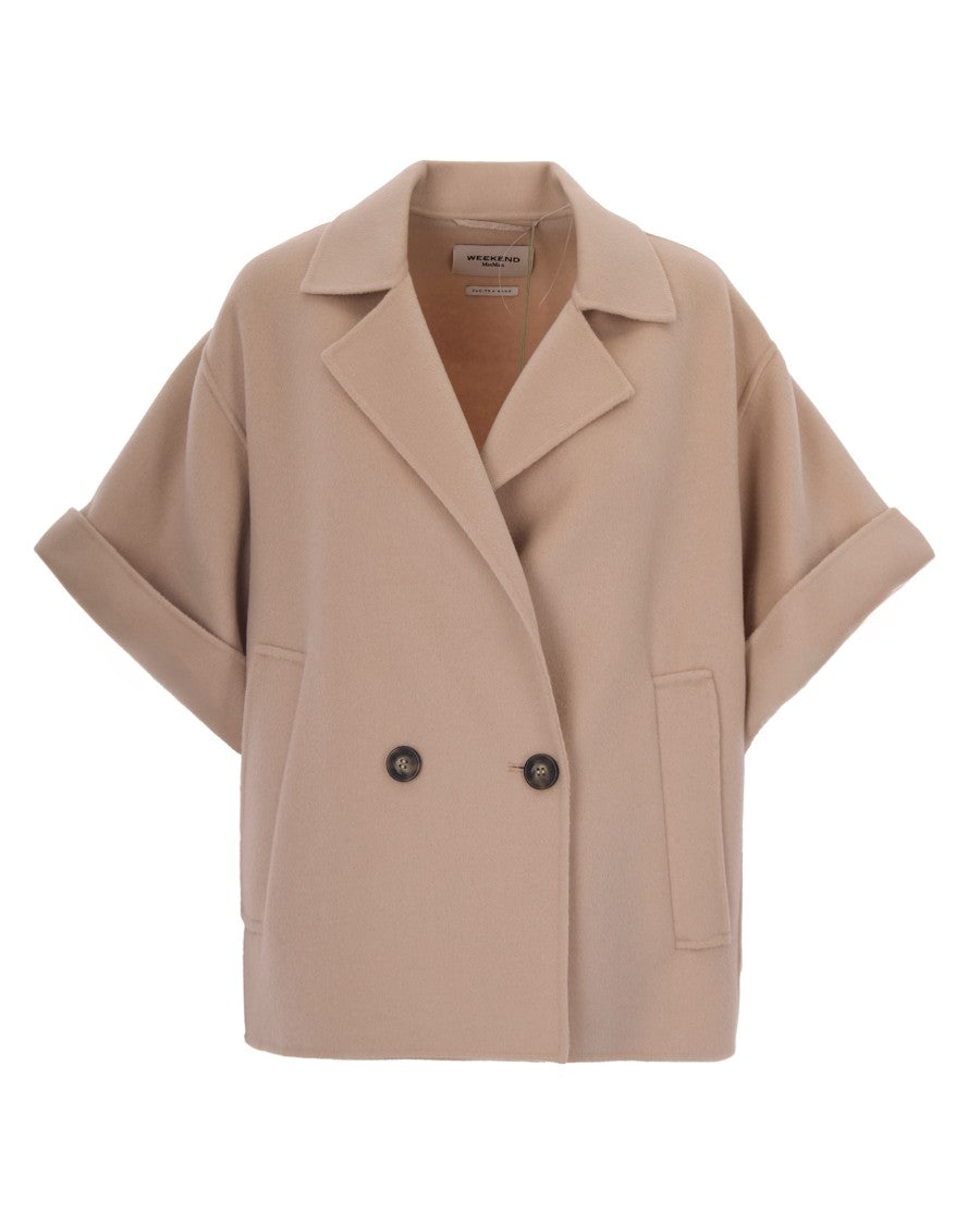 Max Mara Almond Neo Hand-Sewn Wool Coat
