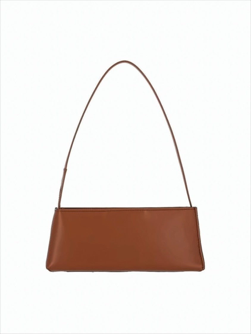 Marni Smooth Calf Leather Trapezoidal Shoulder Bag