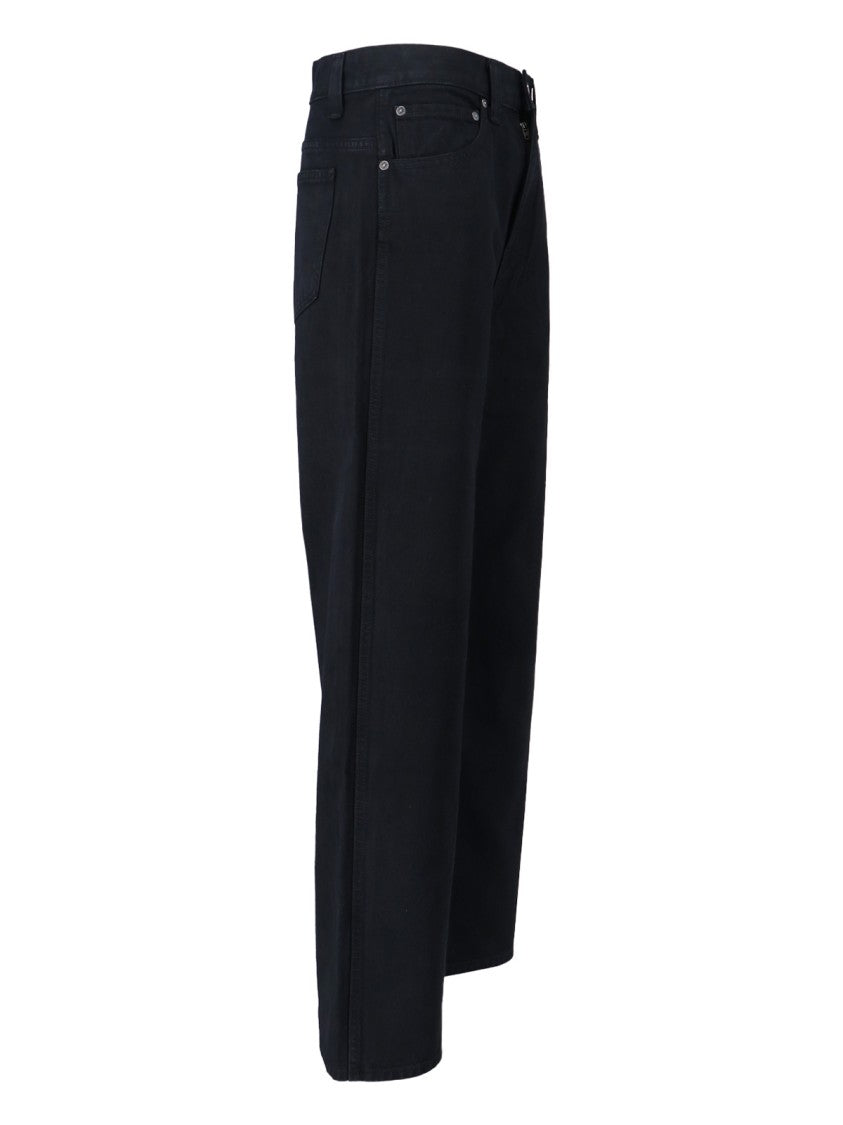 Khaite "Bonnie" Straight Jeans – Black